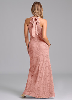 Azazie Doretta Bridesmaid Dresses Rosette Mermaid Pleated Floral Burnout Dress image6