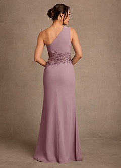 Azazie Kathie Mother of the Bride Dresses Dusty Rose Mermaid Lace Chiffon Dress image2