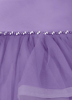 Azazie Sofia Flower Girl Dresses Tahiti A-Line Beaded Tulle Dress image4