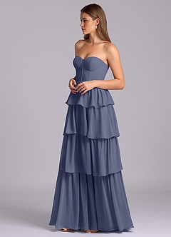 Azazie Faye Bridesmaid Dresses Stormy A-Line Sweetheart Neckline Chiffon Dress image5