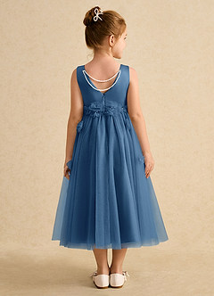 Azazie Lux Flower Girl Dresses Twilight A-Line Beaded Tulle Dress image2