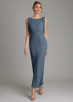 Azazie Luddie Brudtärnklänningar Klä av Sjöjungfru i Chiffong Rosett Neptunus image4