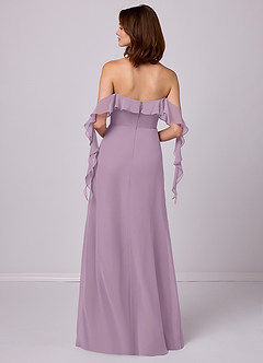 Barbie ♥ Azazie Bridesmaid Dresses Wisteria A-Line Off the Shoulder Chiffon Convertible Dress image6