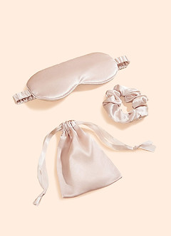 front Juego de antifaz para dormir Scrunchie