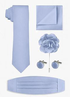 front Matte Satin Wide Tie
