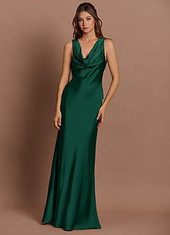 Cheryl Emerald Maxi Dress | Azazie