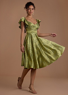 Leilani Moss Navy Midi Dress image3