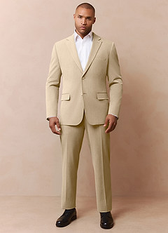 front James Champagner Anzug