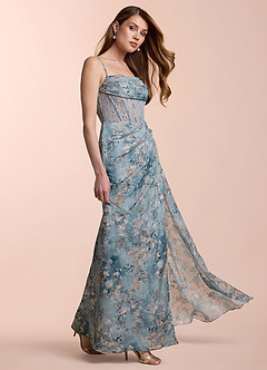 Kiara Powder Blue Maxi Dress image4