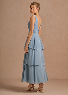 Melisande Powder Pink Midi Dress image2