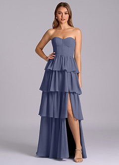 Azazie Faye Bridesmaid Dresses Stormy A-Line Sweetheart Neckline Chiffon Dress image1