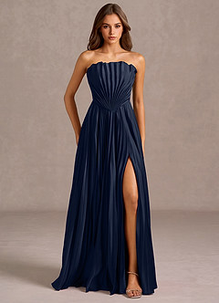 vestido Maxi Marinha Kaia image3