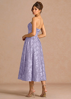 Sadie Lilac Midi Dress image2