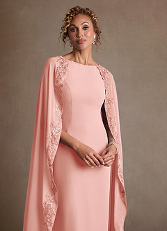 Azazie Artemisia vestidos de madre de la novia Vestido de Rosetón de Gasa de Corte Recto con Encaje image6