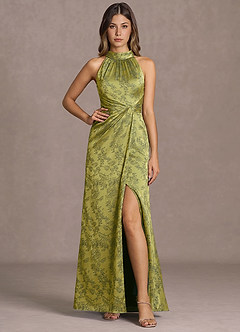 Vestido Verde Militar Armada Largo Hannah image1