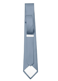 front Matte Satin Matching Groomsmen Tie Set – 6 Pieces