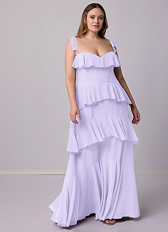 Barbie ♥ Azazie Bridesmaid Dresses A-Line Sweetheart Neckline Chiffon Floor-Length Dress image9