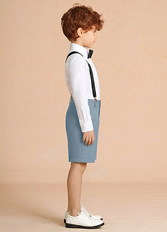 front Oliver Light Blue Boy Shorts 4-Piece Set