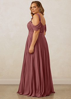 Christian Siriano Bridal for Azazie 1013 Bridesmaid Dresses Amethyst A-Line Off the Shoulder Chiffon Dress image15
