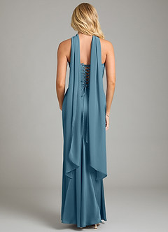 Azazie Sorrel Bridesmaid Dresses Bermuda Mermaid Strapless Stretch Satin Convertible Dress image9