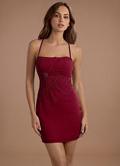 Eri Merlot Mini Dress image5