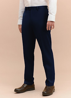front James Azul Pantalones de vestir