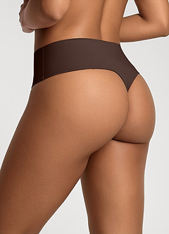 front High Waist Seamless Thongs (One piece)