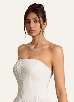 front Conjunto de joias de videira de cristal