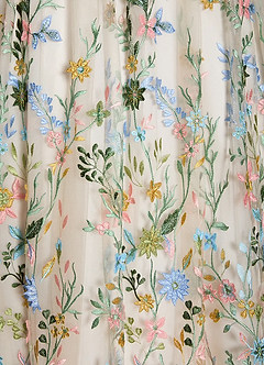 Marisa Champagne Multi Midi Dress image5