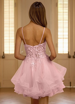 Viviara Rosa Mini vestido image2