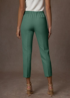 Kennedy Eucalyptus Structured Stretch Dress Pants