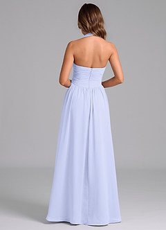 Azazie Darlyn Bridesmaid Dresses Lavender A-Line Pleated Chiffon Dress image2