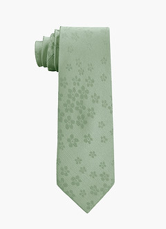 front Conjunto de corbata ancha y pañuelo de bolsillo en jacquard