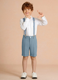 front Oliver Azul Claro Conjunto de 3 piezas de pantalones cortos para niño