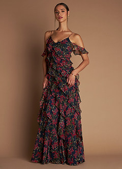 Azelia Navy Multi Maxi Dress image4