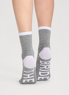 front Bride & Bridesmaid Bachelorette Party Gift Socks