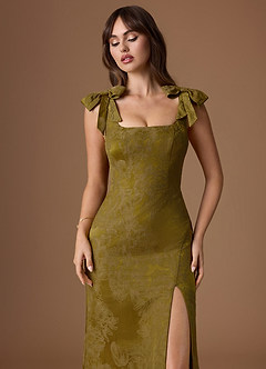 Arlene Golden Moss Maxi Dress image5