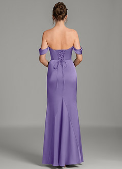 Azazie Alanis Bridesmaid Dresses Tahiti Mermaid Corset Stretch Satin Convertible Dress image2