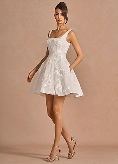 Brynn Cloud White Mini Dress