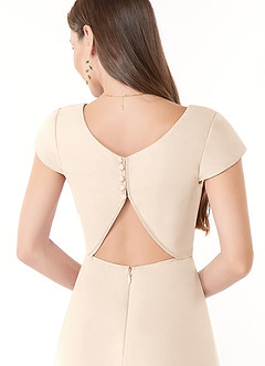 Azazie Hainsly Final Sale Agave A-Line Sweetheart Neckline Chiffon Dress image6