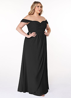 Azazie Millie Final Sale Agave A-Line Sweetheart Neckline Chiffon Convertible Dress image10