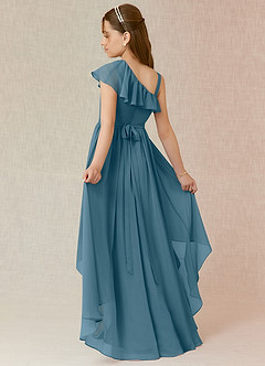 Azazie Mango Junior Bermuda A-Line Ruched Chiffon Dress image1