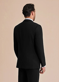front Hudson Black Peak Lapel Tuxedos Jacket