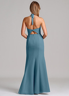 Azazie Emeria Suknie dla druhen Syrena Dekolt w kształcie serca Szyfon Do ziemi Sukienka image2