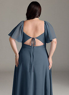 Azazie Chloe Bridesmaid Dresses Neptune A-Line Sweetheart Neckline Chiffon Dress image13