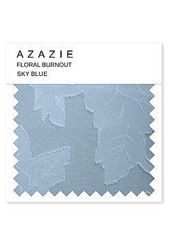 front Azazie Floral Burnout Swatch