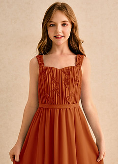 Azazie Koala Junior Formal Flower Girl Klänningar Klä A-Line i Spets image6