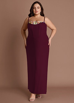Liliah Merlot Maxi Dress image11