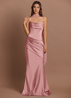 Pelagia Light Pink Maxi Dress image4