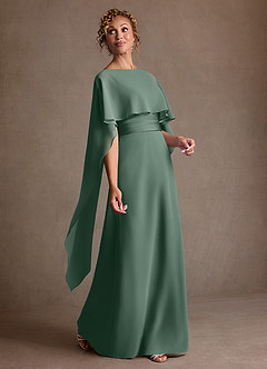 Azazie Marilla Suknie dla Matki Panny Młodej Linia A Pofałdowany Szyfon Długość podłogi Sukienka image2